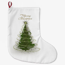 Moderne groene spiraal Kerstboom sokken