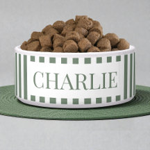 Moderne groene strepenpatroon gepersonaliseerde ho
