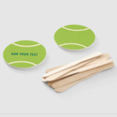 Moderne groene tennisbal partij handwaaier (Niet-gemonteerd)