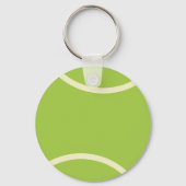 Moderne groene tennisbal partij sleutelhanger (Achterkant)