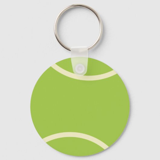Moderne groene tennisbal partij sleutelhanger (Achterkant)