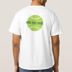 Moderne groene tennisbal t-shirt
