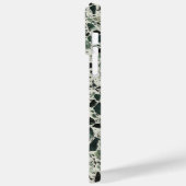 Moderne Groene Terrazzo Patroon Abstract Case-Mate iPhone Case (Achterkant / Links)