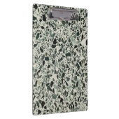 Moderne groene terrazzo-patroon abstract klembord (Rechts)