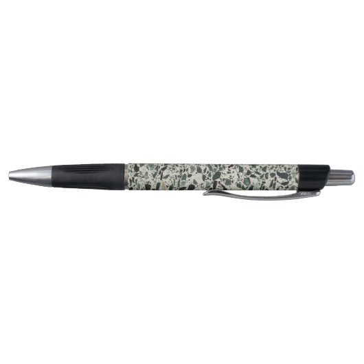 Moderne Groene Terrazzo Patroon Abstracte Pen (Bodem)