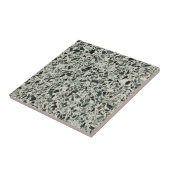 Moderne Groene Terrazzo Patroon Abstracte Tegeltje (Zijkant)