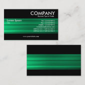 Moderne - groene textuur in penseelvorm visitekaartje (Voorkant / Achterkant)