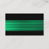 Moderne - groene textuur in penseelvorm visitekaartje (Achterkant)