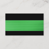 Moderne - groene textuur in penseelvorm visitekaartje (Achterkant)