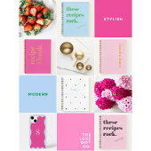 Moderne groene typografie Aangepast blanco boek