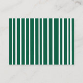 Moderne Groene Universiteitsfonds QR-code Afstuder Informatiekaartje (Achterkant)