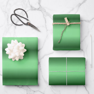 Moderne groene verloop inpakpapier vel