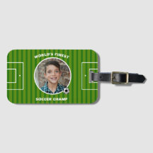 Moderne groene voetzoekersport Aangepaste foto