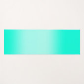 Moderne groene Waterverf zomerzomer natuur Yogamat (Voorkant (horizontaal))