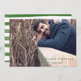 Moderne groengekleurde strepen, klasse van uitvind kaart