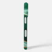 Moderne groenmakerij Gold Glitter-script monogram Case-Mate iPhone Case (Achterkant / Rechts)