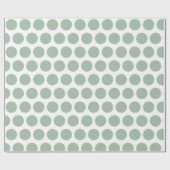 Moderne groenpoka doet kerstcadeaupapier cadeaupapier (Vlak)