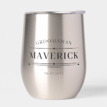 Moderne Groomsmen Gift Elegant Beste Man