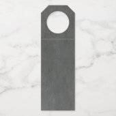 Moderne Groomsmen Voorstellen Bier Labels (Achterkant)