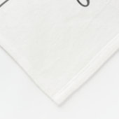 Moderne grootmakerszegels 16 foto's wit grijs fleece deken (Hoek)