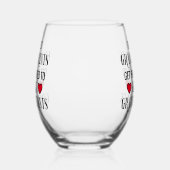 Moderne grootouders voor grootouders wijnglas zonder voet (Links)