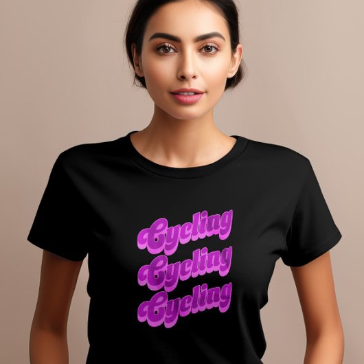 Moderne groovy Fietsen Graphic voor Fietsen vrouw T-shirt