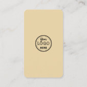 Moderne Groovy Social Media QR Code is verbonden m Visitekaartje (Achterkant)