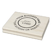 Moderne, grote bedrijven met aangepaste Logo-logan Rubberstempel (Stempel)