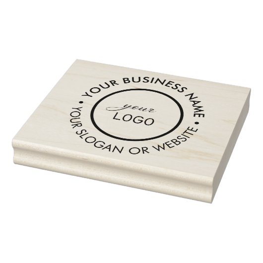Moderne, grote bedrijven met aangepaste Logo-logan Rubberstempel (Stempel)