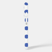 Moderne grote blauwe wenkbrauwen Case-Mate iPhone case (Achterkant / Links)