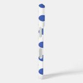 Moderne grote blauwe wenkbrauwen Case-Mate iPhone case (Achterkant / Rechts)