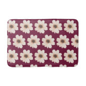 Moderne grote bloemen badmat (Voorkant)