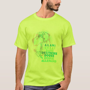 moderne grote dane-afdruk t-shirt