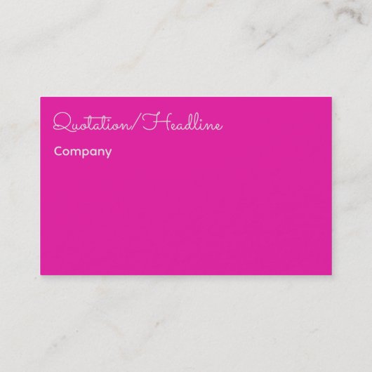 moderne grote golf visitekaartje (Achterkant)