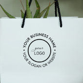 Moderne Grote Ronde Bedrijfs Aangepaste Logo Sloga Rubberstempel