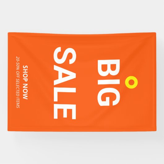 Moderne GROTE VERKOOP Minimale Winkel Sale Korting Spandoek (Horizontaal)