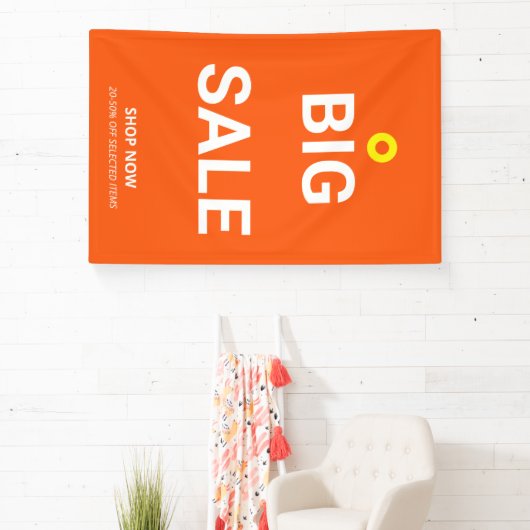 Moderne GROTE VERKOOP Minimale Winkel Sale Korting Spandoek (Insitu)