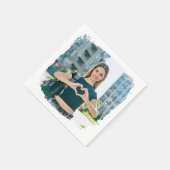 Moderne Grunge-randfoto Servet (Hoek)