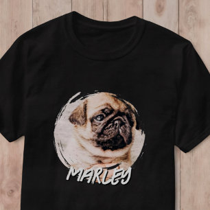 Moderne Grunge Speelse Eenvoudige Aangepaste Foto  T-shirt