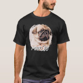Moderne Grunge Speelse Eenvoudige Aangepaste Foto T-shirt (Voorkant)