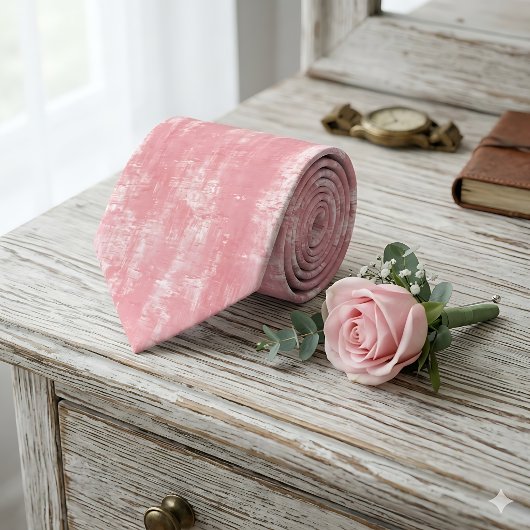 Moderne Grunge Textuur Roze Stropdas