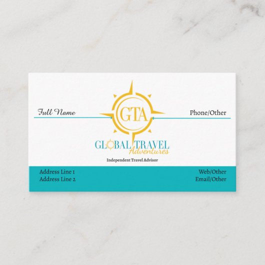 Moderne GTA-Visitekaartjes Visitekaartje (Voorkant)
