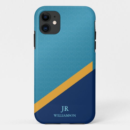 Moderne Guy Damask iPhone4 Hoesje-Mate™ Case-Mate iPhone Case (Achterkant)