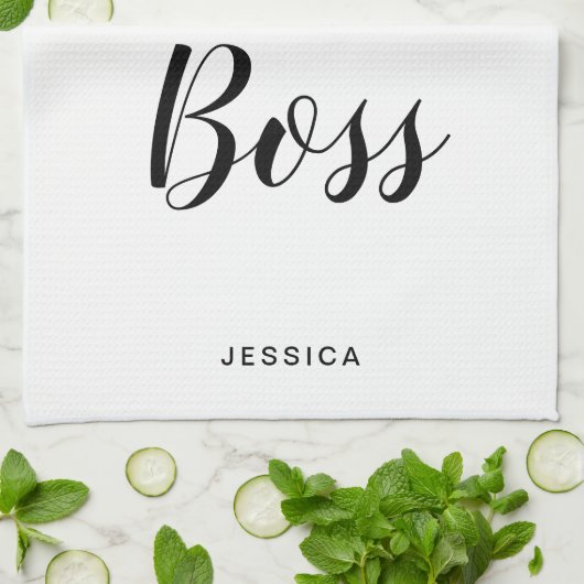 Moderne Gym Healthy Cooking Meal Prep als een bast Theedoek (Gevouwen)