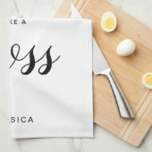 Moderne Gym Healthy Cooking Meal Prep als een bast Theedoek (Quarter Fold)