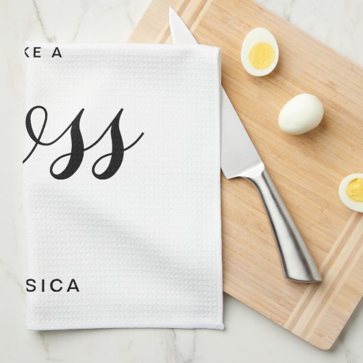 Moderne Gym Healthy Cooking Meal Prep als een bast Theedoek (Quarter Fold)