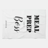 Moderne Gym Healthy Cooking Meal Prep als een bast Theedoek (Horizontaal)