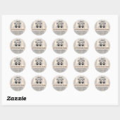 Moderne Gym / Personal Trainer Bedankt Sticker (Vel)