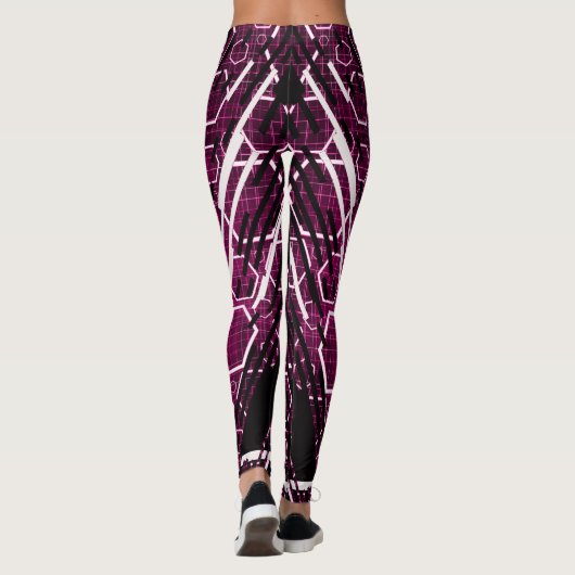Moderne gymzaal leggings (Achterkant)