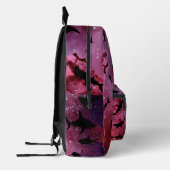 Moderne haaien gradiënt kosmos ruimte galaxy jonge bedrukte rugzak (Links)